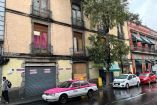 edificio donde ocurrió derrumbe 