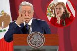 El presidente Andrés Manuel López Obrador agradeció con unos besos a la distancia a Tatiana Clouthier por todo el apoyo.