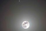 Luna en conjunción con Júpiter