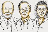 ilustración de los res ganadores del Nobel de Economía 2022