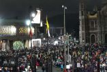 personas en la basílica de guadalupe