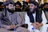 Líder talibán en conferencia