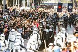 Las calles de la Ciudad de México se vieron invadidas por los personajes de Star Wars