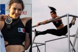 Ella Bucio es campeona del mundo en Parkour.