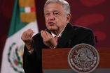 El presidente Andrés Manuel López Obrador durante la conferencia matutina
