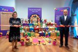 Inauguración de la ofrenda de Día de Muertos en memoria de Ricardo Flores Magón.