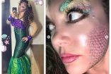 Tatiana, la reina de los niños, se burló de sí misma por su maquillaje de sirenita.