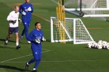 Keylor Navas entrenando