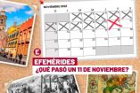 Las efemérides del día