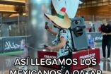 Aficionado mexicano en Qatar
