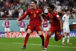 Gavi marcó un golazo en el triunfo español.