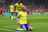 Richarlison marcó un doblete para Brasil.