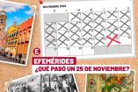 Las efemérides del día