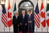 AMLO, Biden y Justin Trudeau