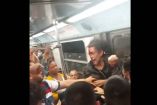 riña en metro