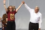Andrés Manuel López Obrador y Beatriz Gutiérrez Müller.