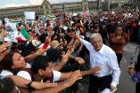 Andrés Manuel López Obrador en la #MarchaDelPueblo.