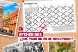 Las efemérides del 29 de noviembre 