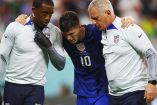 Pulisic sufrió un fuerte choque tras anotar.