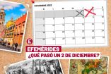 Las efemérides del 2 de diciembre