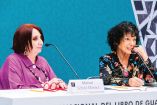 La escritora Luisa Valenzuela y la editora Marisol Schulz durante el sexto día de actividades de la FIL de Guadalajara. Foto: Cortesía FIL Guadalajara