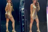Galilea Montijo luciendo un mini vestido