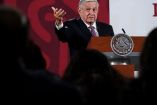 Andrés Manuel López Obrador en conferencia.