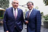 El secretario de Gobernación, Adán Augusto López con Ricardo Monreal