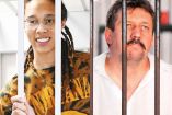 La basquetbolista estadunidense Brittney Griner y el traficante ruso Viktor Bout fueron intercambiados en el aeropuerto de Abu Dabi. Fotos: AFP