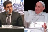 Samuel García, gobernador de Nuevo León y el Papa Francisco