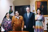 Marcelo Ebrard visitó a Miguel Barbosa a principios del 2022 