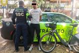 Detienen a repartidor con ecobici robada y arma de fuego
