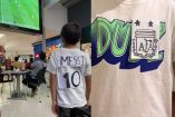 Niño con playera de Messi