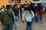 Equipo Atlante Metepec en el aeropuerto de Perú para regresar a México