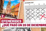 Las efemérides del 20 de diciembre