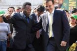 Pelé y Ebrard