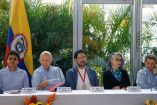 Mesa de negociación del ELN con el gobierno colombiano. (Reuters)