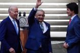 López Obrador, Biden y Trudeau coinciden en fortalecer el comercio trilateral