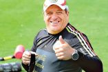 El entrenador Miguel Herrera busca un segundo mandato al frente del tricolor.  Foto: Mexsport.
