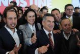 Integrantes de la Alianza Va Por México