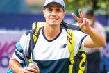 Ernesto Escobedo construye su historia en el tenis. Foto: Especial.