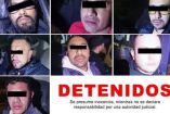 Siete personas fueron detenidas por robo a vehículos en Naucalpan