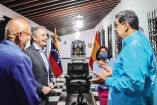 El presidente de Venezuela (der.) Nicolás Maduro se reunió con el exmandatario español José Luis Rodríguez Zapatero la semana pasada.