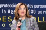 La comisionada presidenta del INAI, Blanca Lilia Ibarra