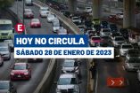 Hoy No Circula sabatino 28 de enero de 2023 en CDMX y Edomex.