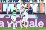 Sassuolo celebra su tercer gol.