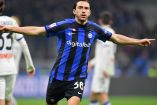 Matteo Darmian celebra el gol del Inter.