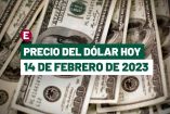 Precio del dólar hoy 14 de febrero de 2023, tipo de cambio en México.