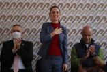 Claudia Sheinbaum Pardo, jefa de Gobierno de la Ciudad inauguro el Paso a Desnivel Chamixto