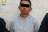 Presunto delincuente detenido en Álvaro Obregón.